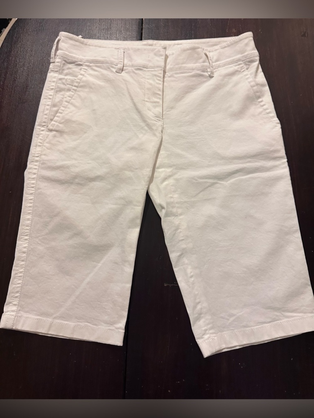 Prada Crisp White Bermuda Shorts